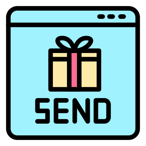 Send gift Generic color lineal-color icon