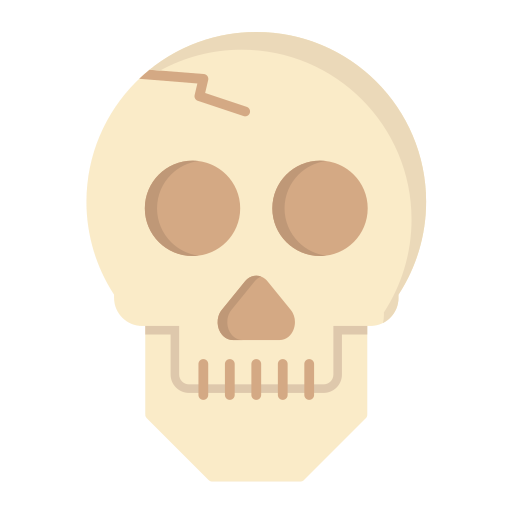 crâne Generic color fill Icône