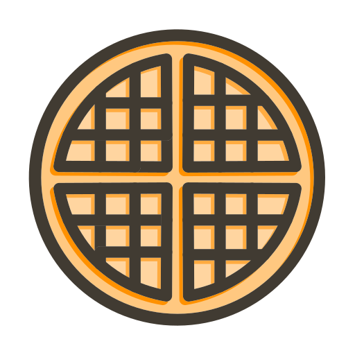 Waffle Generic color lineal-color icon
