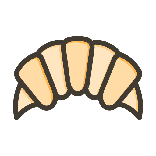 Croissant Generic color lineal-color icon