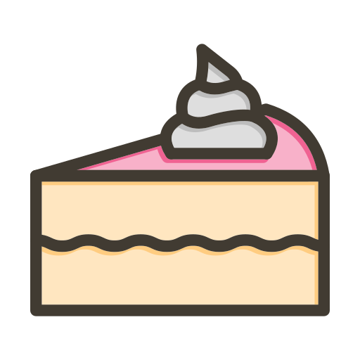 pezzo di torta Generic color lineal-color icona