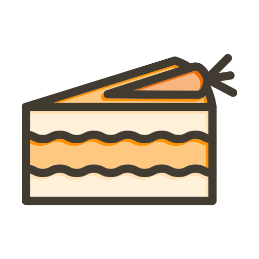 ciasto marchewkowe Generic color lineal-color ikona
