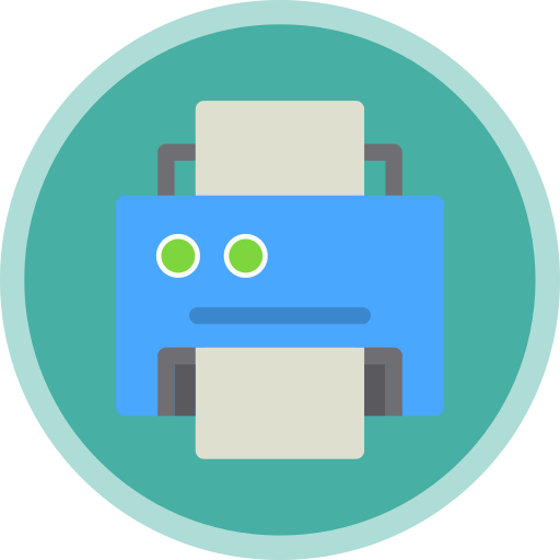 Printer Generic color fill icon