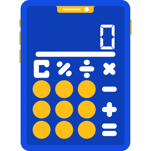 calculadora Generic color fill icono