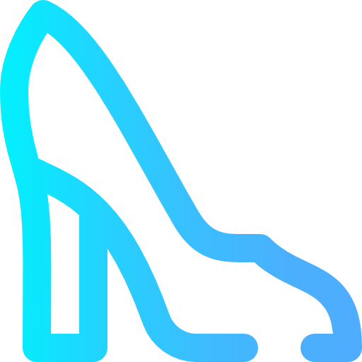 high heels Super Basic Omission Gradient icon
