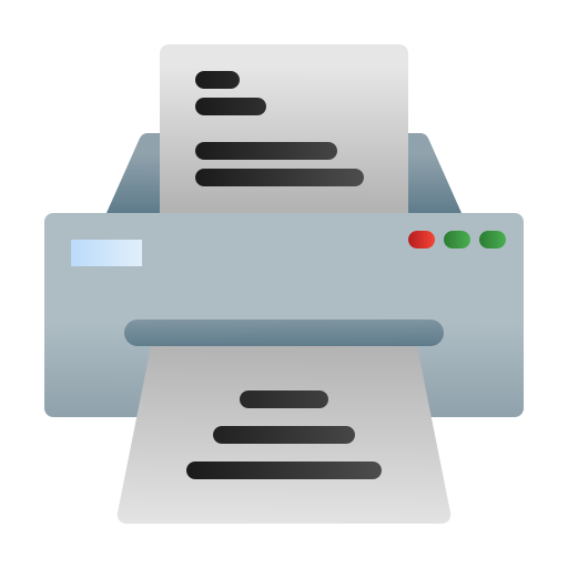imprimante Generic gradient fill Icône