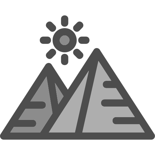 pirámides Generic color lineal-color icono