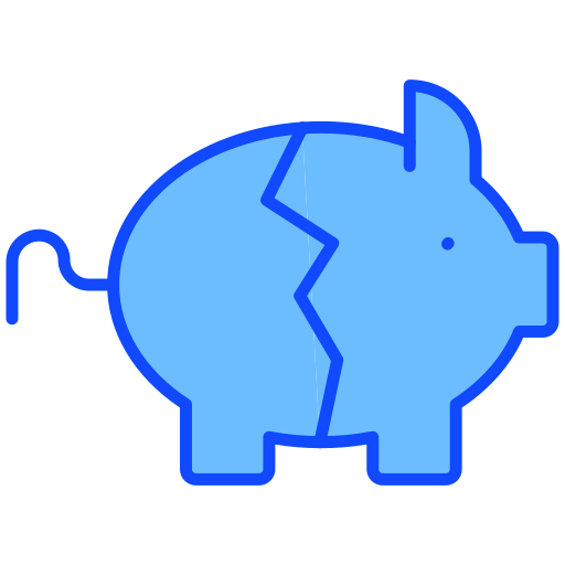Piggy bank Generic color lineal-color icon