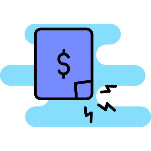 Money loss Generic color lineal-color icon