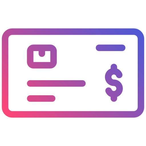 バンクカード Generic gradient outline icon