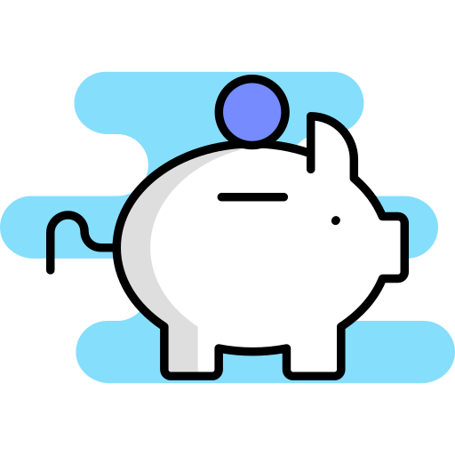 Piggy bank Generic color lineal-color icon