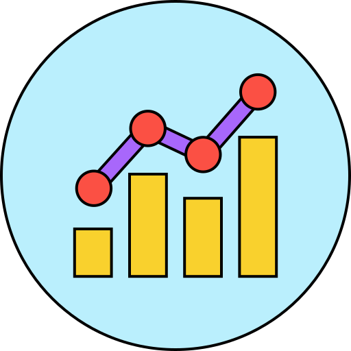 statistiken Generic color lineal-color icon