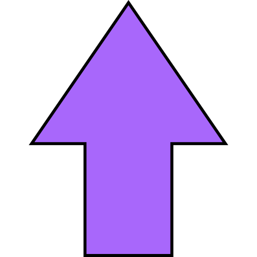 위쪽 화살표 Generic color lineal-color icon