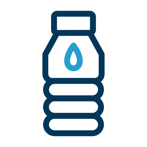 frasco de agua Generic color outline icono