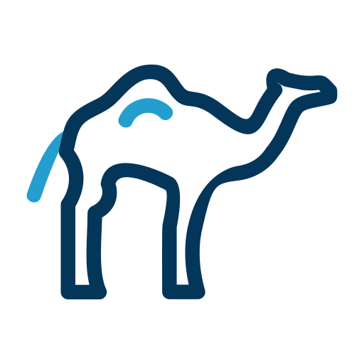 Верблюд Generic color outline иконка