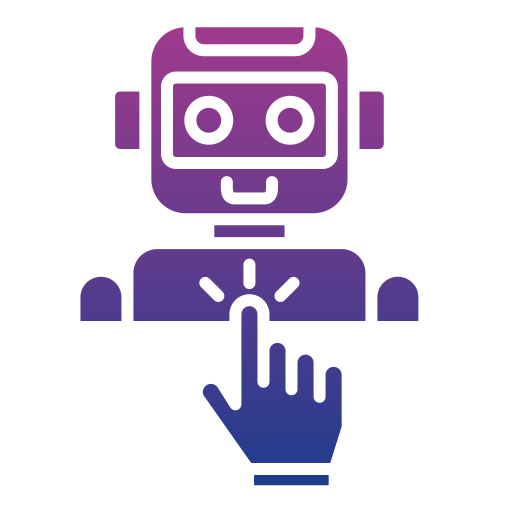 Bot Generic gradient fill icon