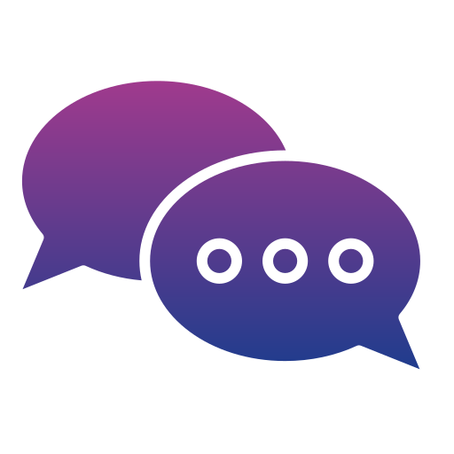 Chatterbox Generic gradient fill icon