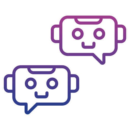 Talkbot Generic gradient outline icon
