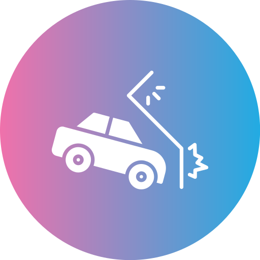 Car crash Generic gradient fill icon