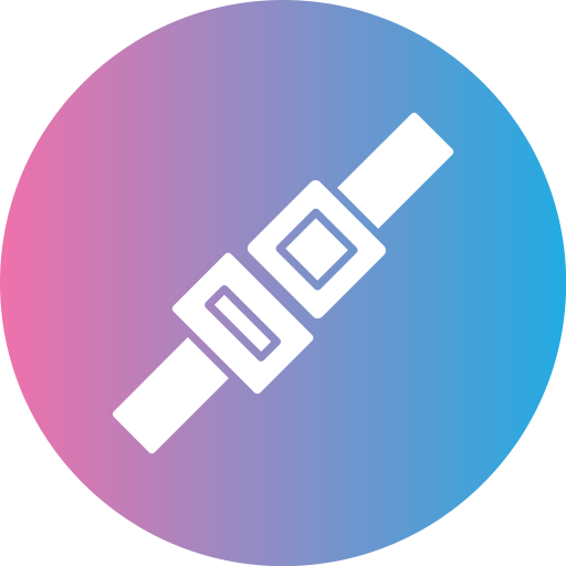 안전 벨트 Generic gradient fill icon