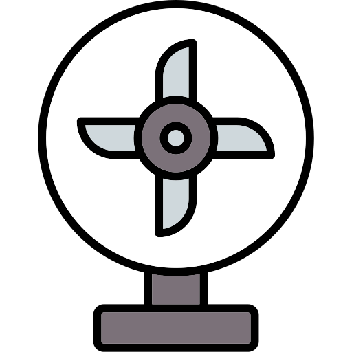 Cooling fan Generic color lineal-color icon