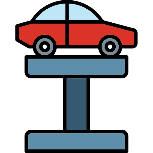 podnośnik samochodowy Generic color lineal-color ikona