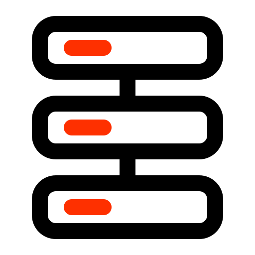 base de datos Generic color outline icono