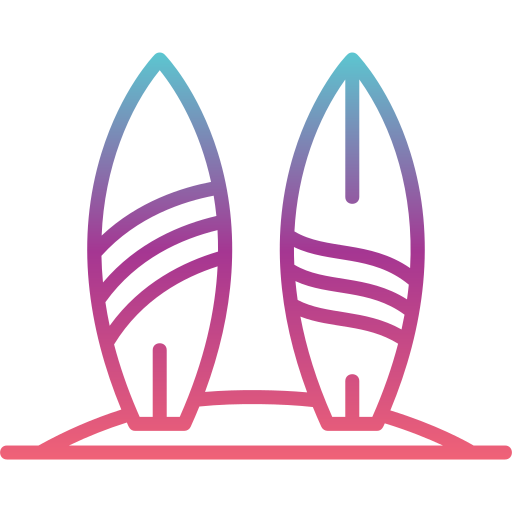 surfplanken Generic gradient outline icoon