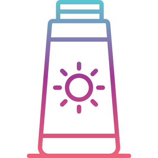 crème solaire Generic gradient outline Icône