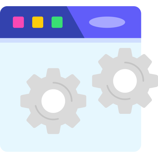 webinstelling Generic color fill icoon