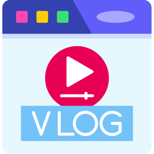 Vlog Generic color fill icon