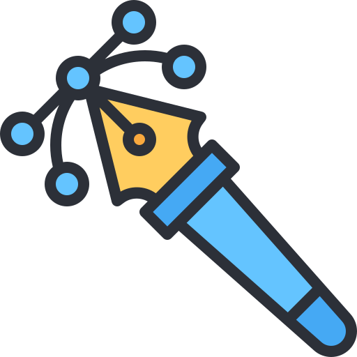 Pen tool Generic color lineal-color icon