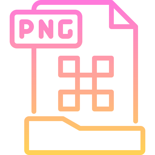 fichier png Generic gradient outline Icône