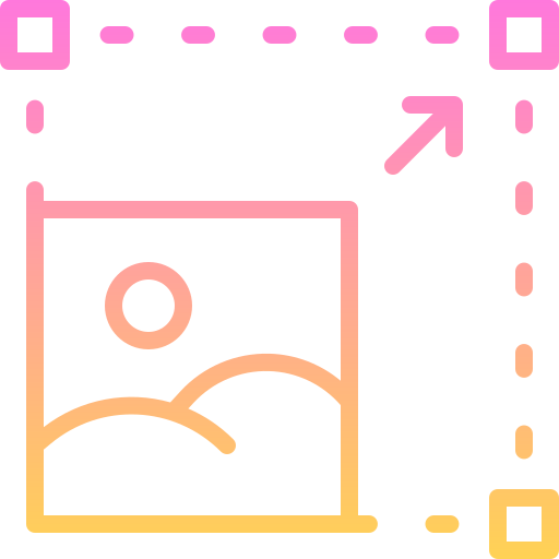 escala Generic gradient outline icono