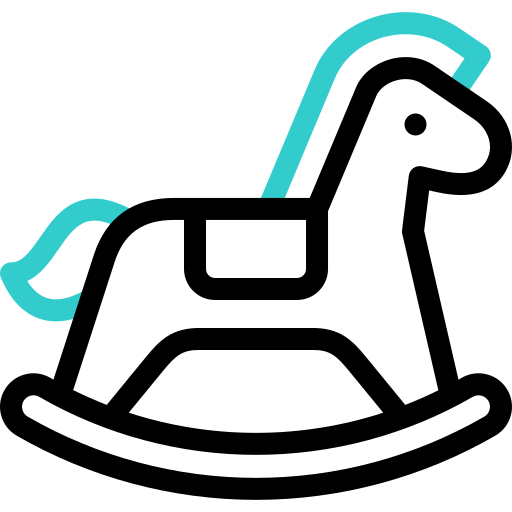 Лошадка-качалка Basic Accent Outline иконка
