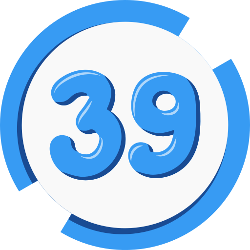 Thirty nine Generic color fill icon