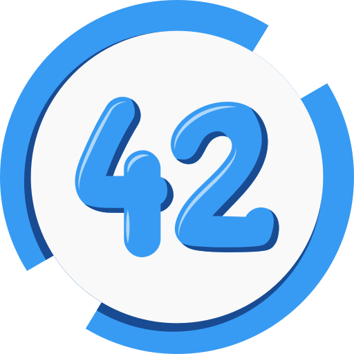Fourty two Generic color fill icon