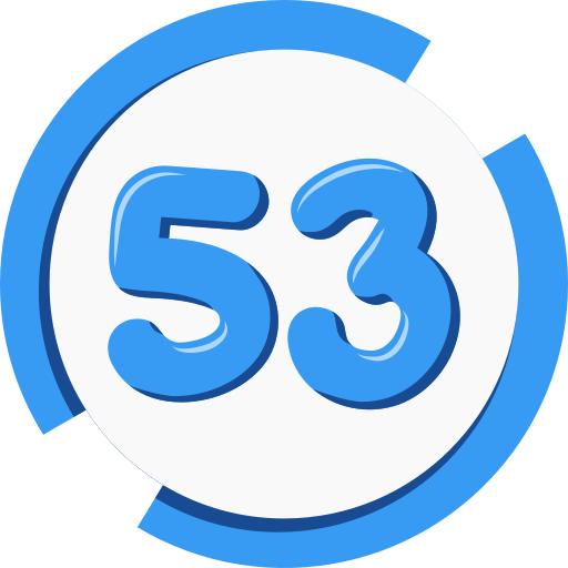Fifty three Generic color fill icon