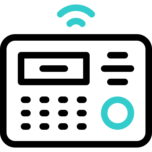 intercomunicador Basic Accent Outline icono