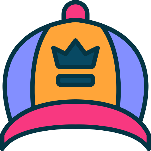 gorra Generic color lineal-color icono