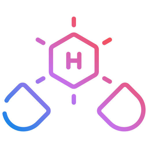 Молекула Generic gradient outline иконка