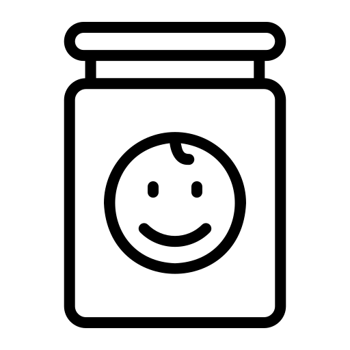 유아식 Generic black outline icon