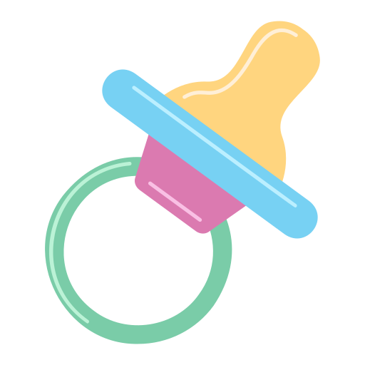 Baby pacifier Generic color fill icon