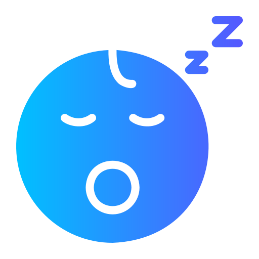 寝る Generic gradient fill icon