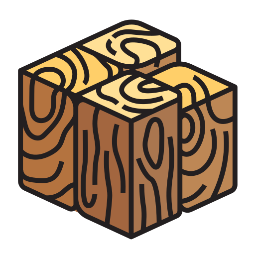 bloque de madera Generic color lineal-color icono