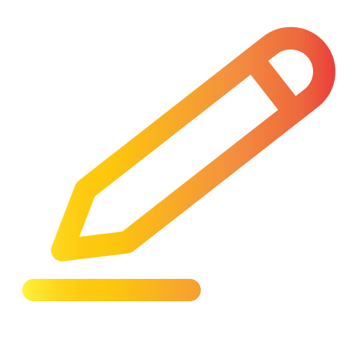 pen Generic gradient outline icoon