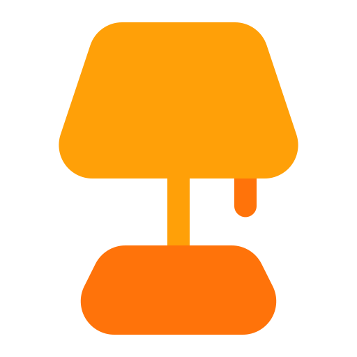 lampada da scrivania Generic color fill icona