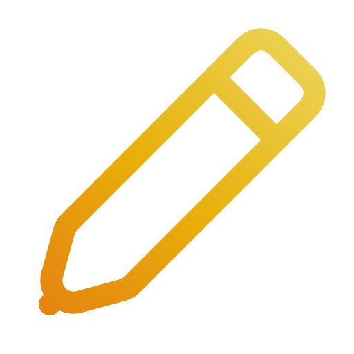 연필 Generic gradient outline icon