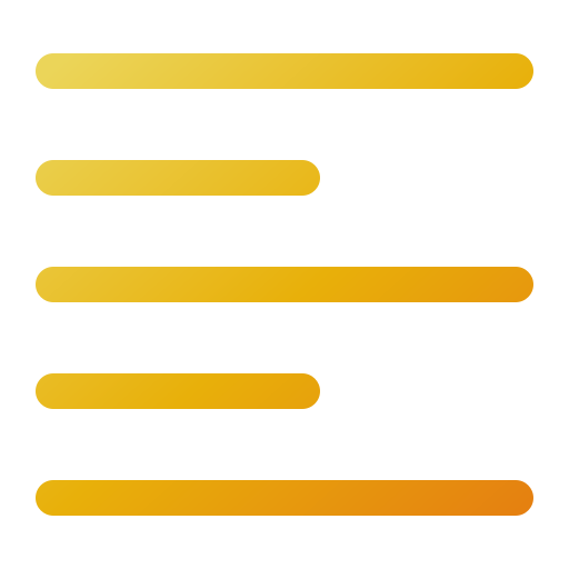 整列 Generic gradient outline icon