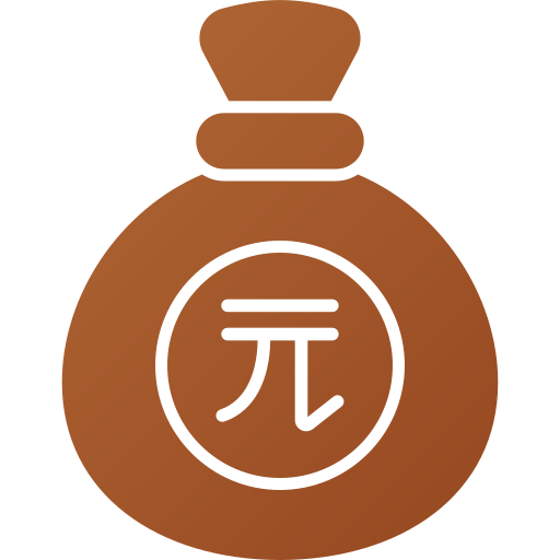 Новый тайваньский доллар Generic gradient fill иконка